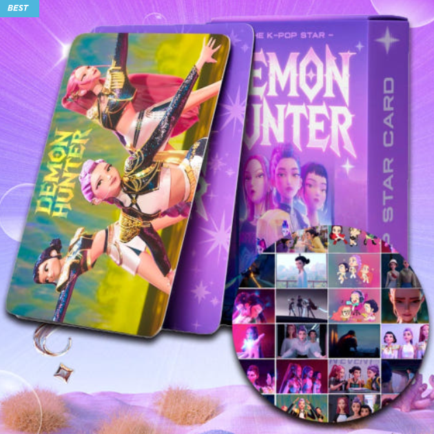 K-POP Demon Hunters Photo Cards, Stickers (7 Options)