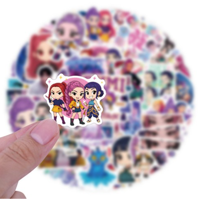 K-POP Demon Hunters Deco Stickers 55pcs