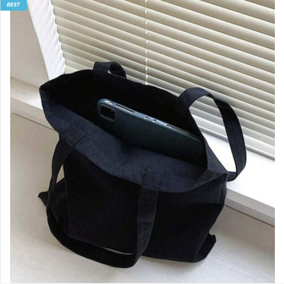 K-POP DEMON HUNTERS Eco Bag (Derpy Tiger · Saja Boys · Huntrix) (4 Options)