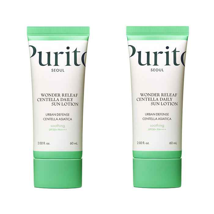 Purito Seoul Wonder Relief Centella Daily Sun Lotion SPF50+ PA++++ (3 Options)