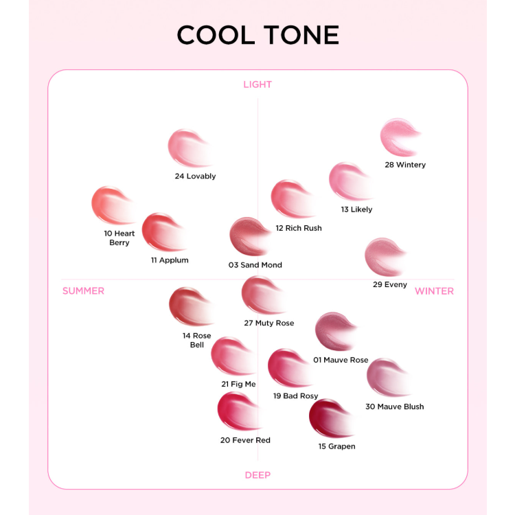 TIRTIR Wateryism Glow Mini Tint 1.8g (30 Options)