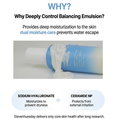 Eleven Huesday Deeply Control Balancing Emulsion 200ml (3 Options)