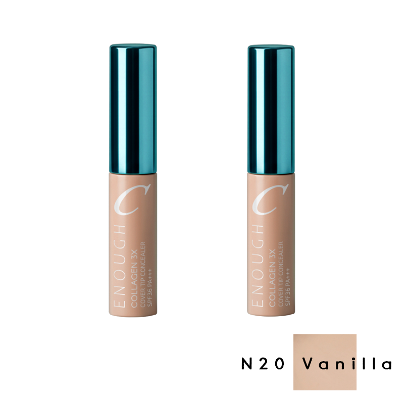 Enough Collagen 3X Moisture Cover Tip Concealer SPF36 PA+++ 9g (9 Options)