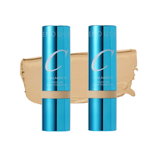 Enough Collagen 3X Moisture Stick Foundation SPF50+ PA++++ 14g (6 Options}