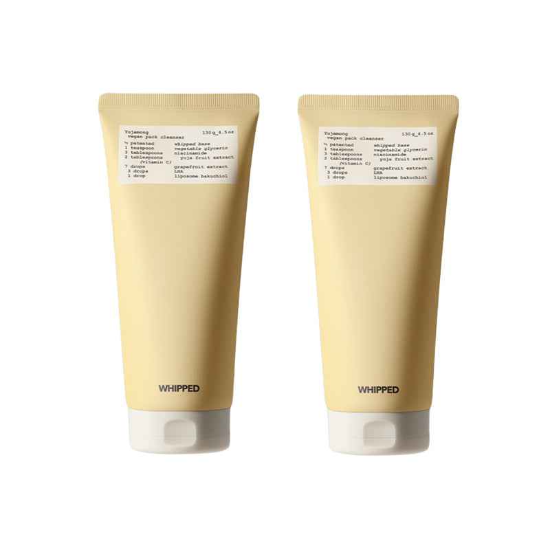 WHIPPED Vegan Pack Cleanser 130g (10 Options)