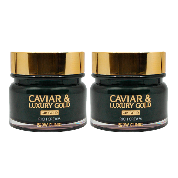 3W CLINIC Caviar & Luxury Gold BB Cream 50g (3 Options)