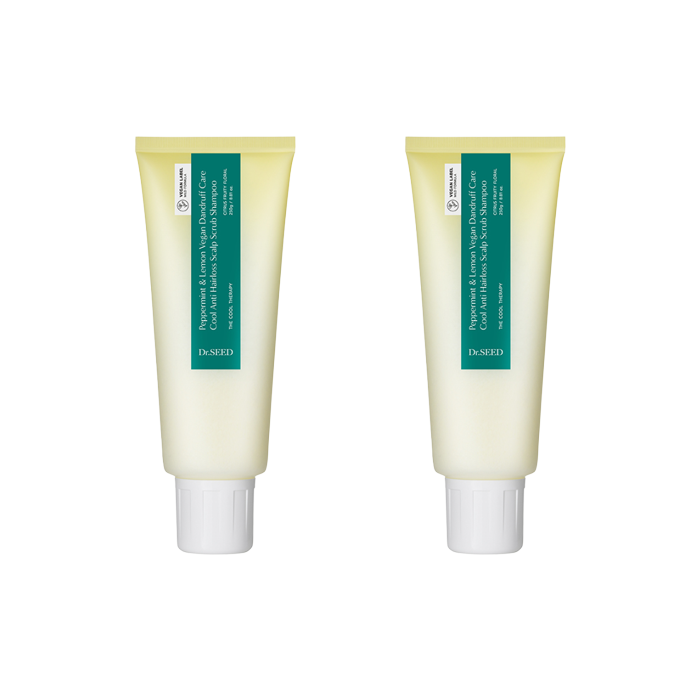 Dr.SEED Peppermint & Lemon Vegan Dandruff Care Cool Shampoo 1000ml , Scalp Scrub Shampoo 250ml (7 Options)