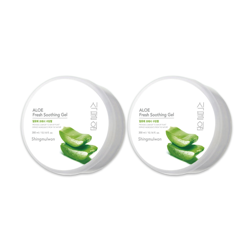 Welcos Shingmulwon Aloe Fresh Soothing Gel 300ml (3 Options) - DAISO