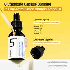 Numbuzin No.5 Glutathione C Trace Ampoule 30ml (3 Options)