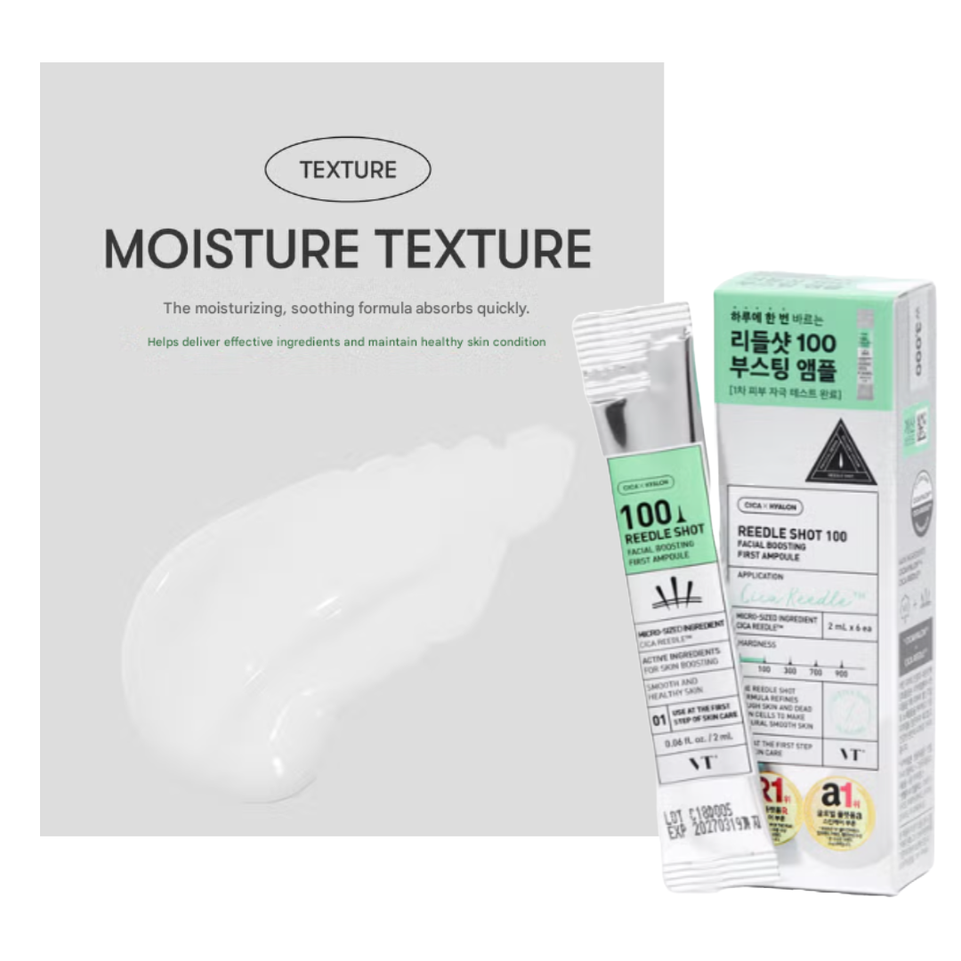 VT Reedle Shot + Dr. Oracle Curesona Radiance Glow Ampoule 40ml + MEDI-PEEL Extra Super 9 Plus Water Glow Lifting Wrapping Mask 4ml (12 Options)