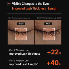 lilyeve Growturn Brush Ampoule 100ml / lilyeve Dual Lash Serum Clear 4ml + Black 4ml (6 Options)