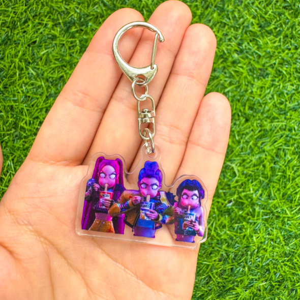 K-POP Demon Hunters Keyring (Huntr/x, Saja Boys, Derpy) (29 Options)