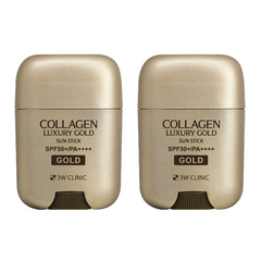 3W CLINIC Collagen & Luxury Gold Sun Stick 18g (3 Options)