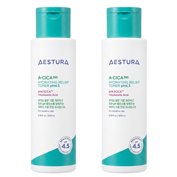 AESTURA A-Cica 365 Calming Skincare Set (Toner 200ml + Serum 40ml + Cream 60ml + Toner Pad 60 Pads) (13 Options)