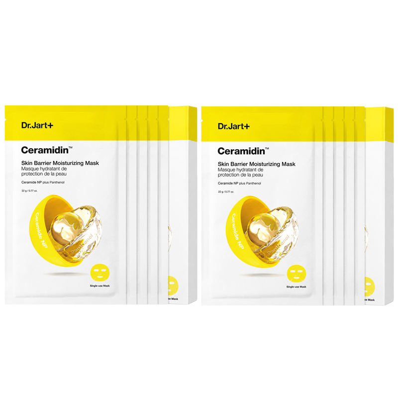 Dr.Jart+ Ceramidin Skin Barrier Moisturizing Mask 22g (5 Sheets) (3 Options)