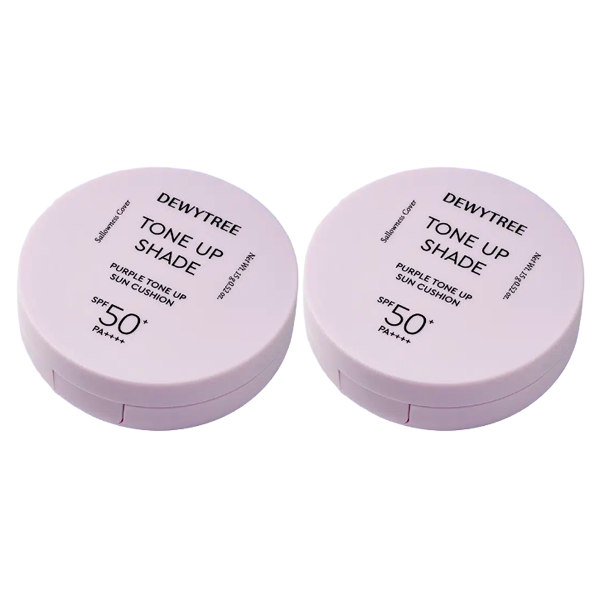 DEWYTREE Tone Up Shade Sun Cushion 15g (Green / Purple / Pink) (10 Options) - DAISO