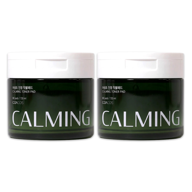 COACOS Heartleaf Calming Toner Pad 130ml (80 Pads) (3 Options) - DAISO