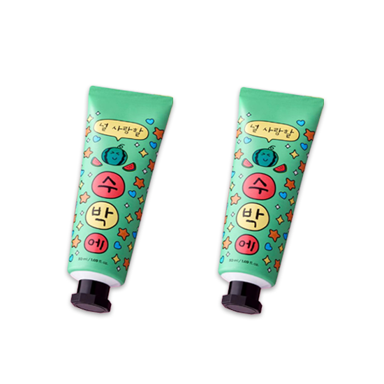 THE FACE SHOP Fruits Talk Hand Cream 50ml (Peach / Apple / Watermelon / Mango / grapefruit) (15 Options)