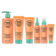 THE FACE SHOP Damage Clinic Hair Care (Shampoo / Treatment / Ampoule Treatment / Cream Essence / Double Mist / Recovery Balm ) (24 Options)