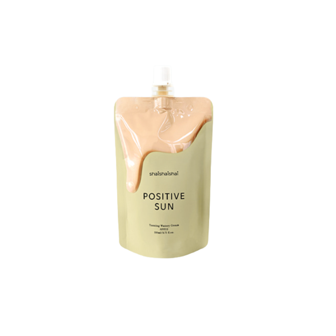 ShaiShaiShai Positive Sun Tanning Watery Cream SPF22 Tube type: 150ml, Pouch type: 110ml (7 Options)