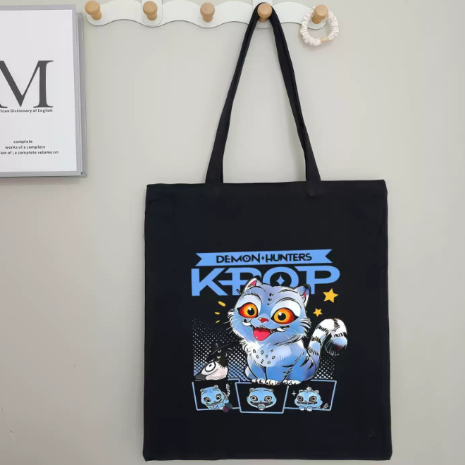 K-POP DEMON HUNTERS Eco Bag Derpy (Korean Blue Tiger) (5 Options)