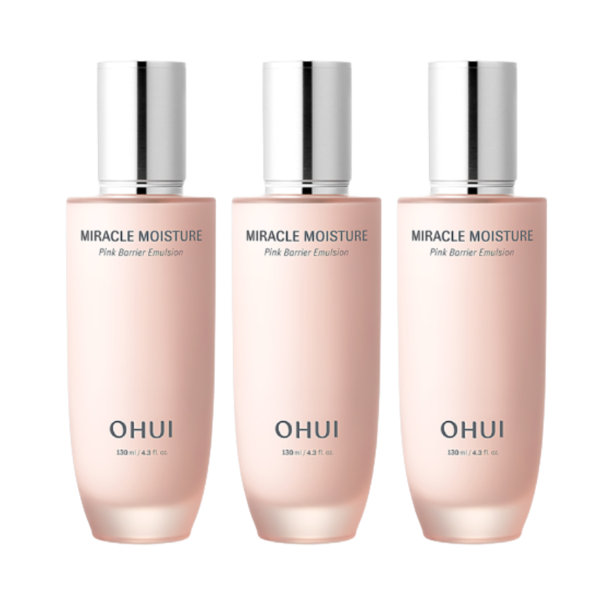 Ohui  Miracle Moisture Pink Barrier Skin Softener 150ml / Emulsion 130ml (7 Options)