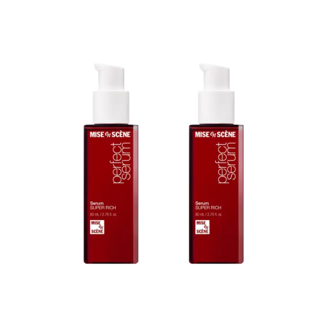 Mise-en-scène Perfect Serum ORIGINAL /STYLING /SUPER RICH /HYDRATING /ROSE PERFUME /MAGIC STRAIGHT (80 ml) (18 Options)