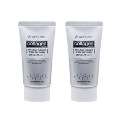 🎨 3W CLINIC Collagen White Sun Cream SPF50+ PA++++ 60g (3 Options)