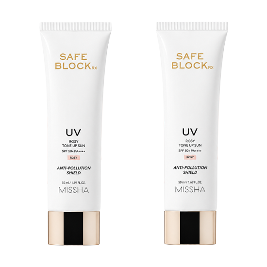 MISSHA Safe Block RX Tone Up Sun SPF50+ PA++++ 50ml / Rosy Tone Up Sun SPF50+ PA++++ 50ml (6 Options)