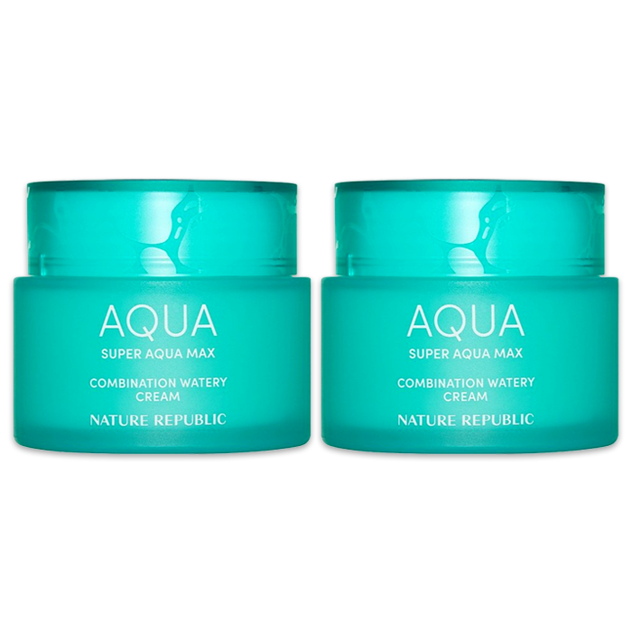 Nature Republic Super Aqua Max Combination Watery Cream(Complexity, Large capacity)120ml  (3 Options)