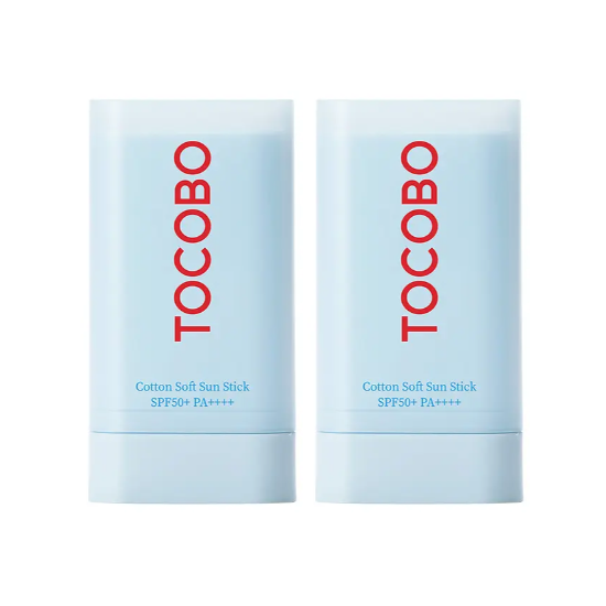 TOCOBO Cotton Soft Sun Stick SPF50+ PA++++ 19g / TOCOBO Cica Cooling Sun Stick SPF50+ PA++++ 19g (7 Options)