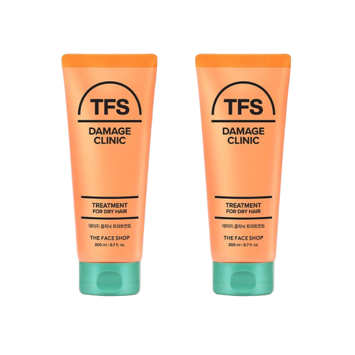 THE FACE SHOP Damage Clinic Hair Care (Shampoo / Treatment / Ampoule Treatment / Cream Essence / Double Mist / Recovery Balm ) (24 Options)