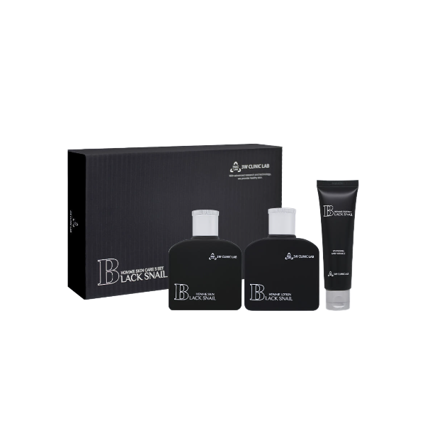 3W CLINIC LAB Black Snail Homme Skincare 3-Step Set