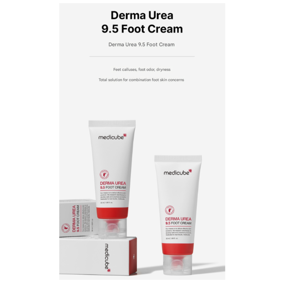 Medicube Derma Urea 9.5 Foot Cream (50 ml) (3 Options)