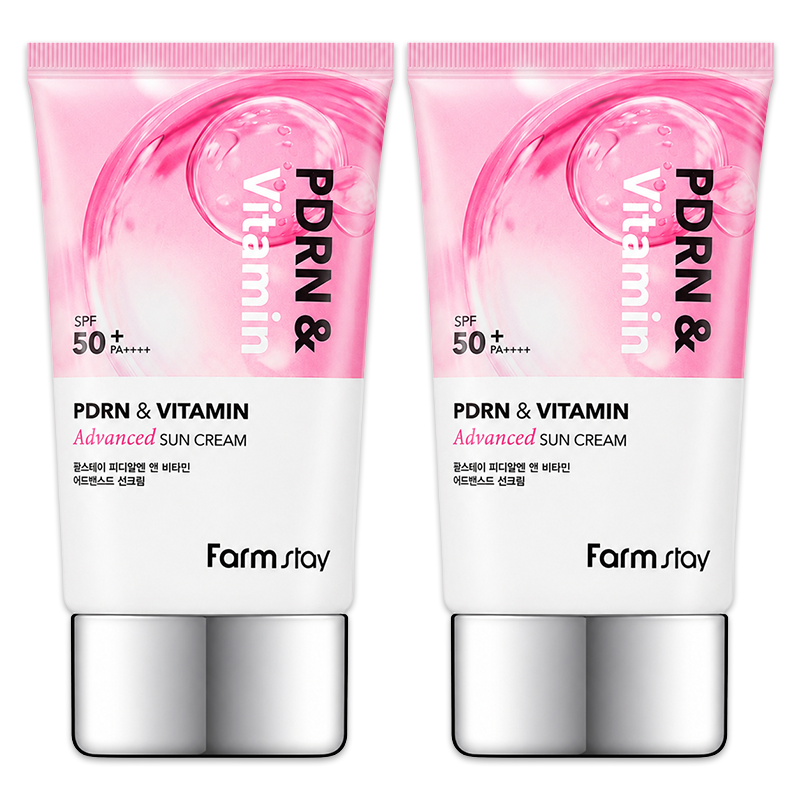 farm stay PDRN & Vitamin Advanced Sun Cream 50g (3 options)