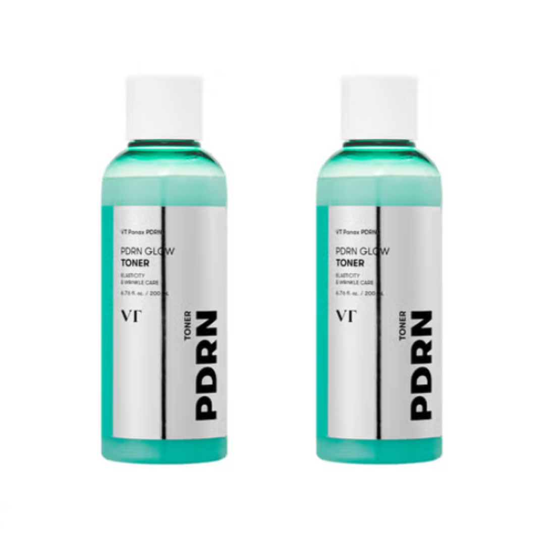 VT PDRN Radiance Toner 200 ml, Essence 2 ml × 6pcs, Sun Essence 50 ml, Glow Cream 50 ml (13 Options)