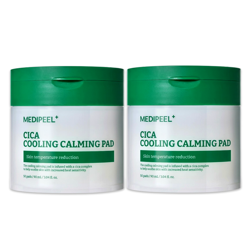 MEDI-PEEL Cica Cooling Calming Pad 2.0 (50 Pads) (3 Options)