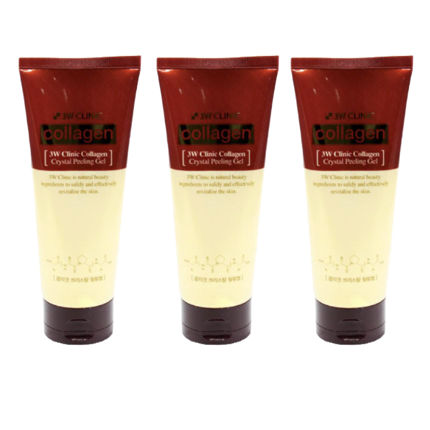 3W CLINIC Collagen Crystal Peeling Gel 180ml  (3 Options)