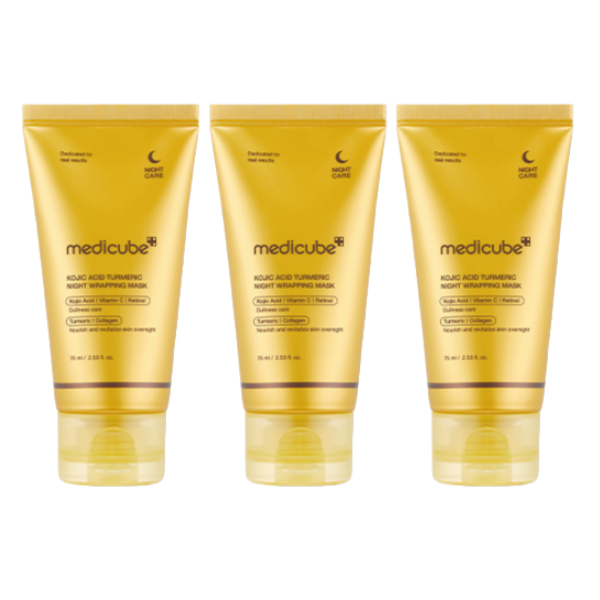 Medicube Kojic Acid Turmeric Vita Wrapping Mask (75ml / 2.54 fl.oz) (3 Options)