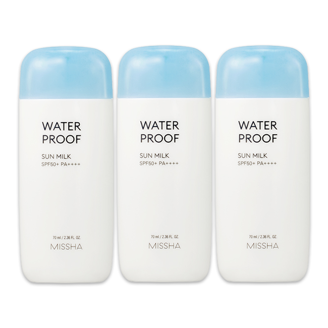 MISSHA All Around Safe Block Sun Milk EX SPF50+ PA+++ 70ml (Essence / Waterproof / Soft Finish) (10 Options)