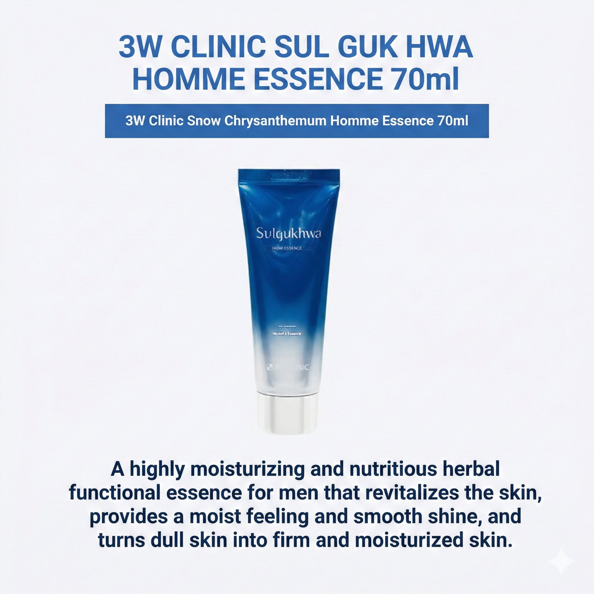 3W CLINIC Sul Guk Hwa Homme Skincare 3-Step Set