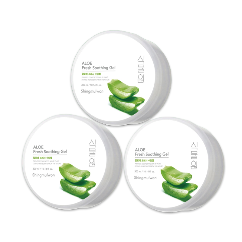 Welcos Shingmulwon Aloe Fresh Soothing Gel 300ml (3 Options) - DAISO