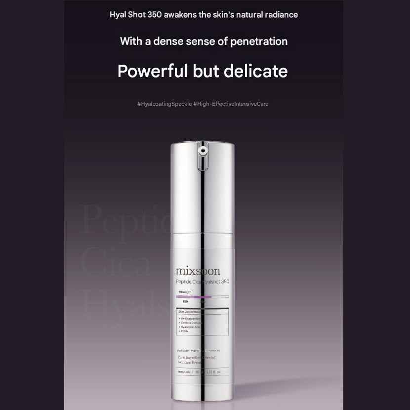 Mixsoon Peptide Cica Hyalshot 150 (50ml) / 350 (30ml) (7 Options)
