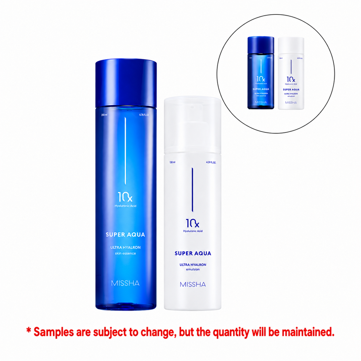 MISSHA Super Aqua Ultra Hyalon 2-Piece Set / 3-Piece Set