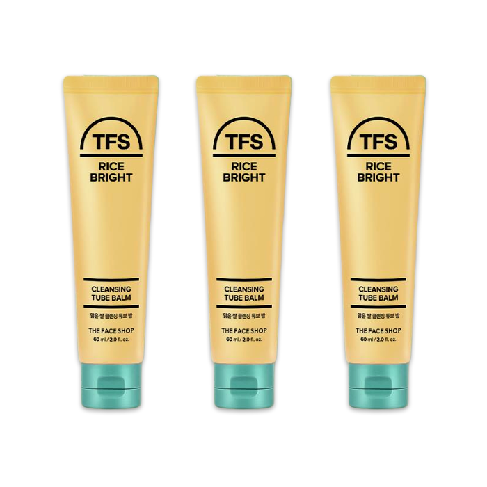 THE FACE SHOP Rice Bright Cleansing Gel Foam 100ml / Foam Cleanser 100ml / Tube Balm 60ml / Cleansing Water 300ml / Cleansing Oil 100ml (20 Options)