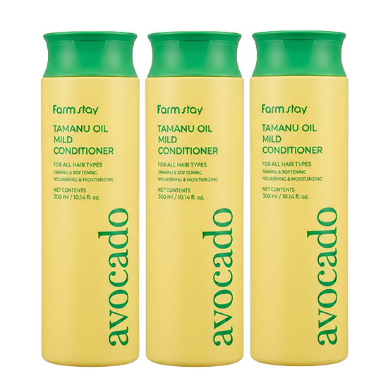 FARM STAY Tamanu Oil Mild Avocado Shampoo & Conditioner 300ml (7 Options)