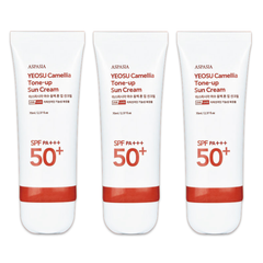 ASPASIA Yeosu Camellia Tone-Up Sun Cream SPF50+ PA+++ 70ml (3 Options)
