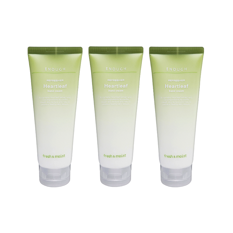 Enough Refresher Hand Cream (Heartleaf / Mung Bean / Carrot / Mugwort) 100ml (13 Options)