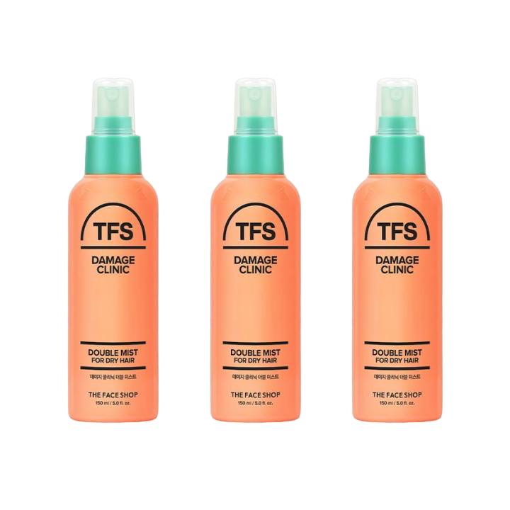 THE FACE SHOP Damage Clinic Hair Care (Shampoo / Treatment / Ampoule Treatment / Cream Essence / Double Mist / Recovery Balm ) (24 Options)