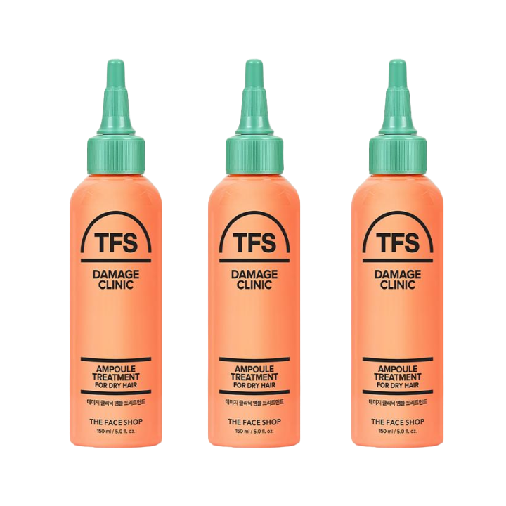 THE FACE SHOP Damage Clinic Hair Care (Shampoo / Treatment / Ampoule Treatment / Cream Essence / Double Mist / Recovery Balm ) (24 Options)